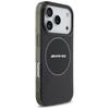 AMG Double Layer Transparent Smocked MagSafe Case for iPhone 17 Pro Black