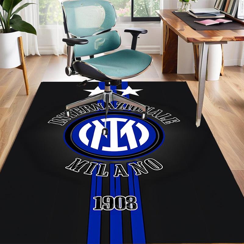 Internazionale Milano Design Area Rug - Non-Slip, Soft & Cozy Floor Mat for Living Room, Bedroom, Office - Indoor/Outdoor Decorative Carpet