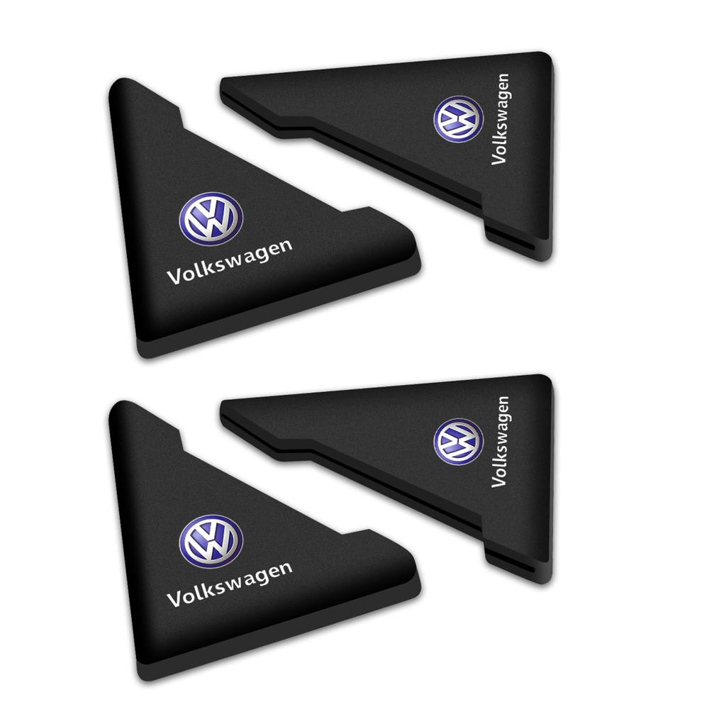 2/4Pcs Car Door Corner Cover Bumper Protector Anti-Scratch for Volkswagen VW Polo Passat B5 B6 Golf 4 5 6 Tiguan Jetta GTI ID.3 BG3