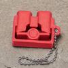 3D Printed Finger Clicker Toy, Decompression Push Fidget Toy with Ball Chain, Portable Stress Relief Desk Toy for Students, Office Workers
