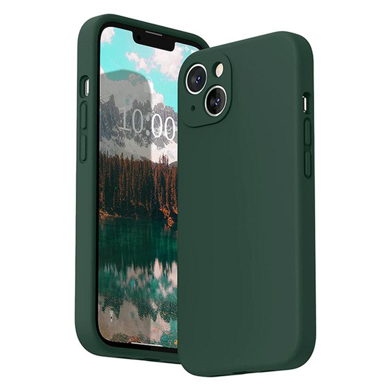 Мягкий чехол из жидкого силикона Square для iPhone 16 15 14 13 11 12 Pro Max Mini X XR XS 7 8 Plus SE 2 с полной защитой объектива