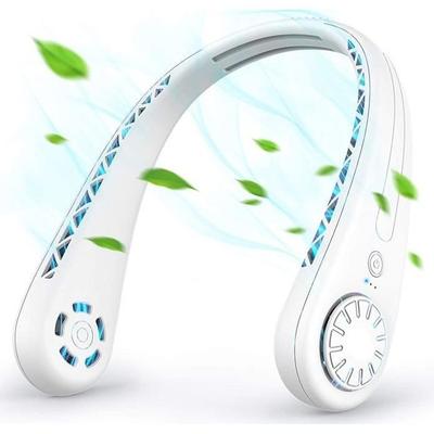 Мини-вентилятор на шею USB - Без лопастей - Перезаряжаемый - 3 скорости