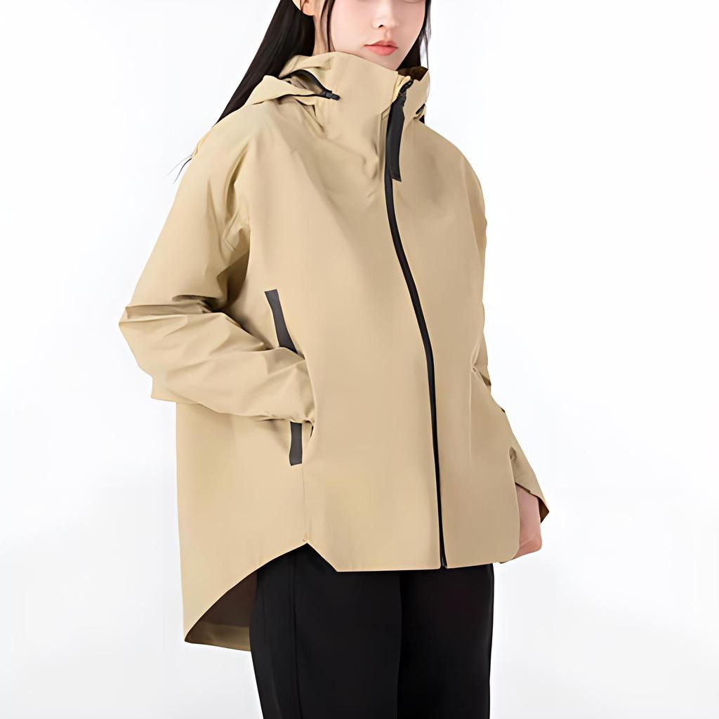 adidas Myshelter Sports Lifestyle Series Повседневная удобная минималистичная модная куртка Женская куртка коричневого цвета GT6563