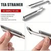 1/2 шт. Чайный диффузор из нержавеющей стали, заварник для чайных листьев, многоразовые чайные пакетики, сетчатый заварник для трав, сетчатый шар с ручкой-крючком для подвешивания