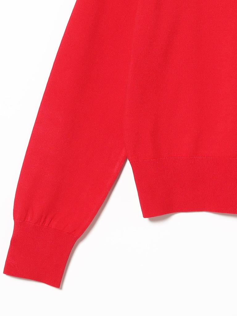 B:MING LIFE STORE by BEAMS Women's Long Sleeve Knit Cardigan with Design Buttons, Blue/Free Size