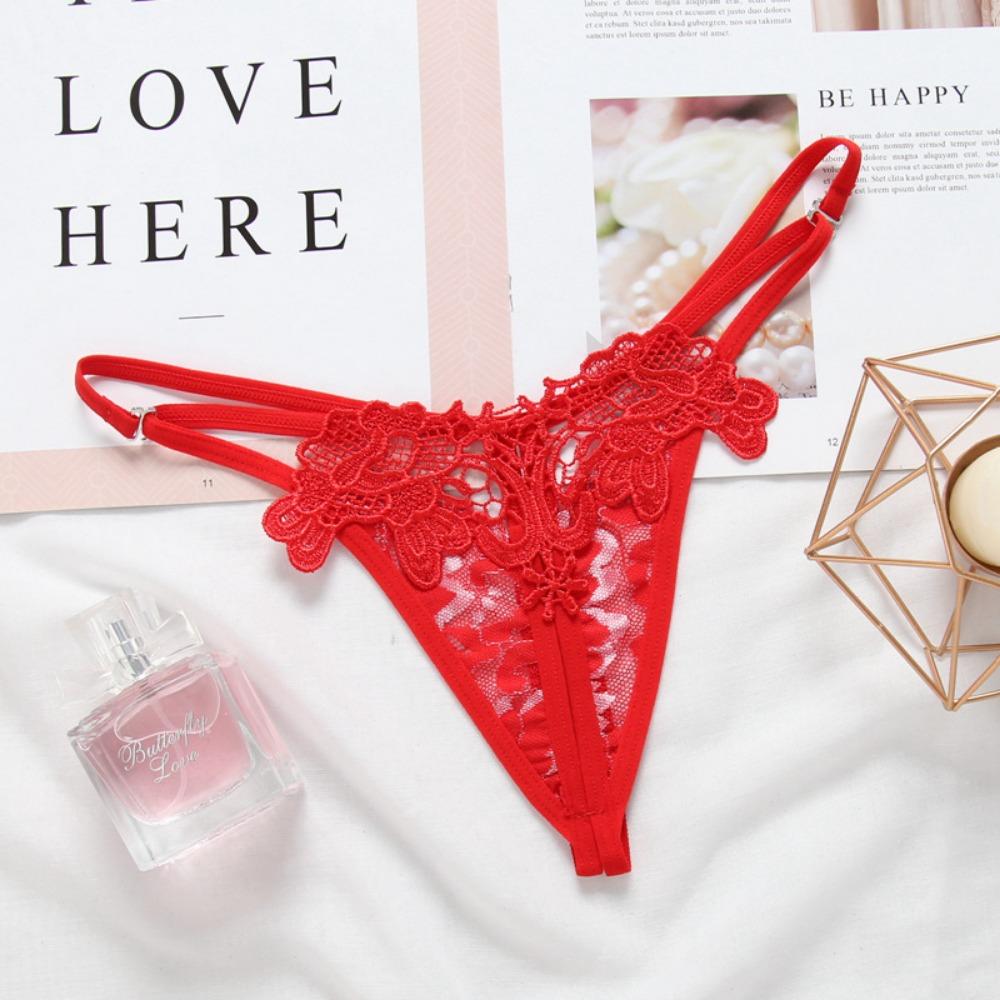 Сексуальные трусики модные вышитые открытые промежность секс соблазнительные женские стринги невидимый тонкий пояс с низкой талией футболки