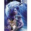 Diy 5d Diamond Snow Wolf Dimond Painting Full Round Drill Animals Embroidery Rhinestone Kit