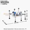 Набор серии фильмов MOOXI MOC Кирпичики Робот Совместимый с фигурками Модель Наборы для сборки своими руками Взрослые Строительные блоки Игрушки для детей Подарки