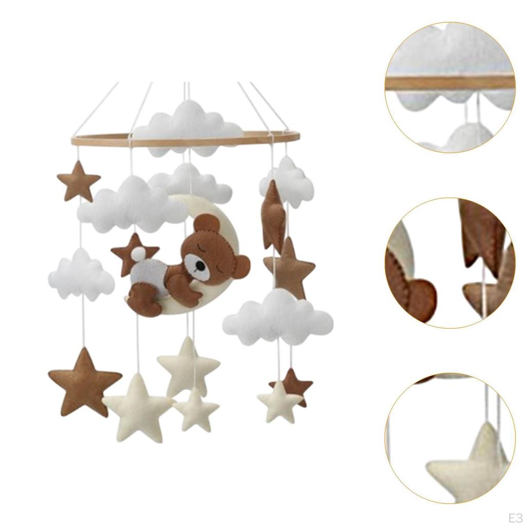 Baby Bed Mobile Cradle, Bell, Bedroom Decor, Nursery Hanging Toy