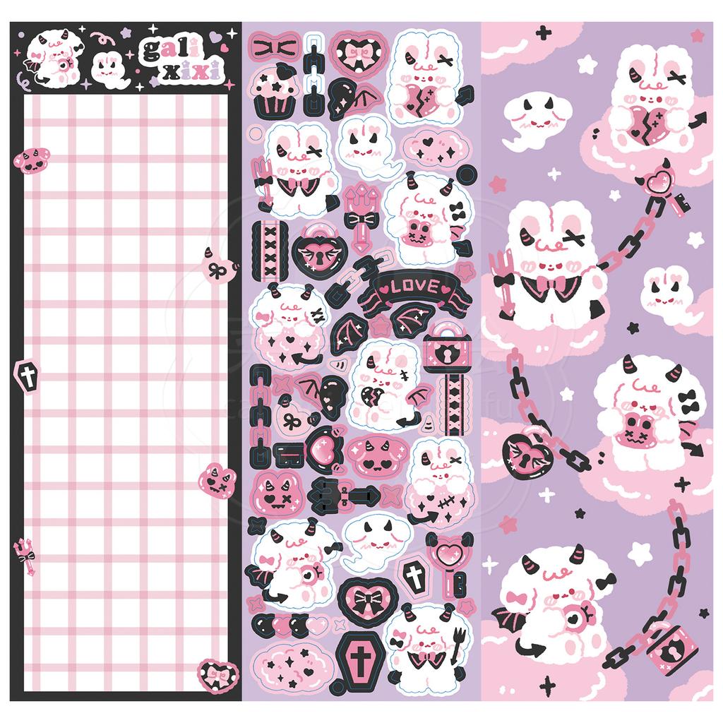 Cute Cartoon DIY Gooka Sticker Hand Account Decorative Sticker DIY Material