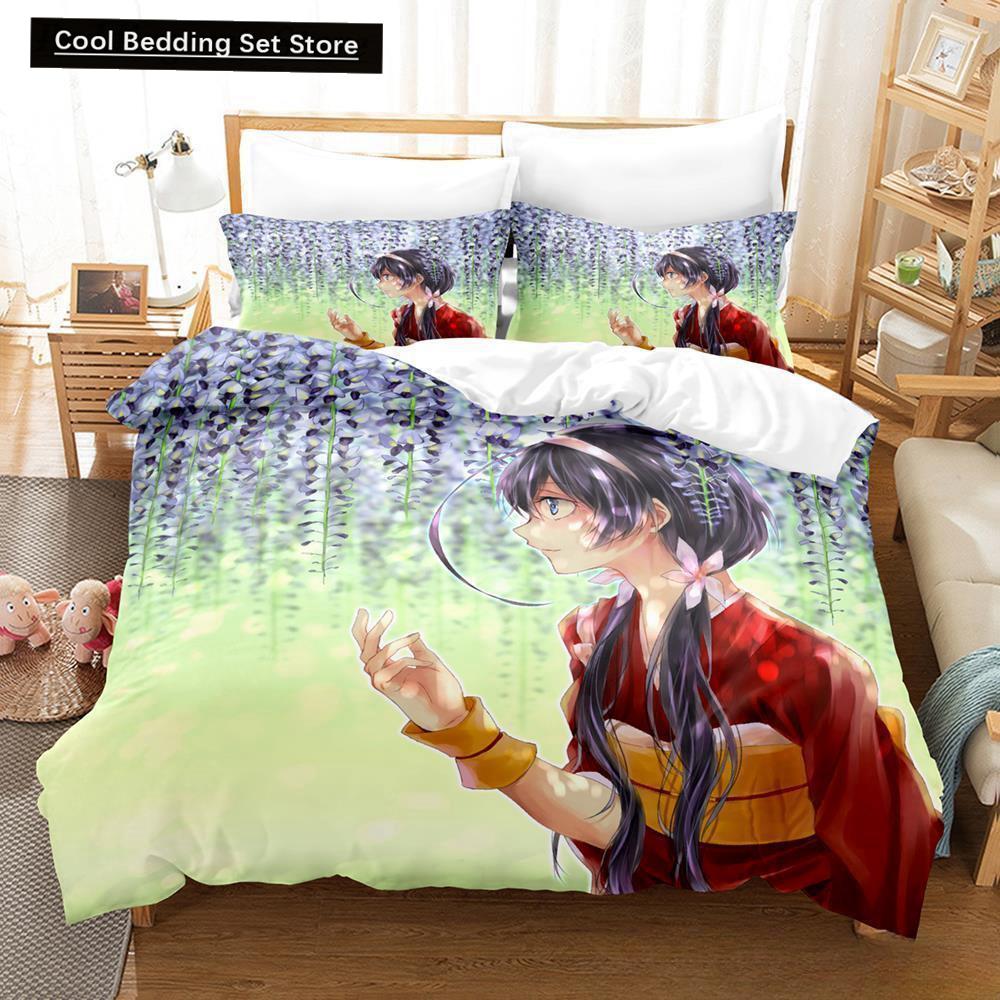 3D Print Anime Kawaii Girl Kyouka 2/3pcs Bedding Set Single Twin Full Queen King Size Bed Set Adult Kid Bedroom Duvet cover Sets