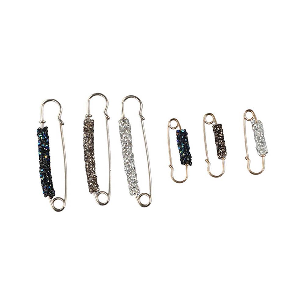 Full Rhinestone For Girls Women Brooch Tightening Waistband Pin Sweater Pants Pin Korean Buckle Pin