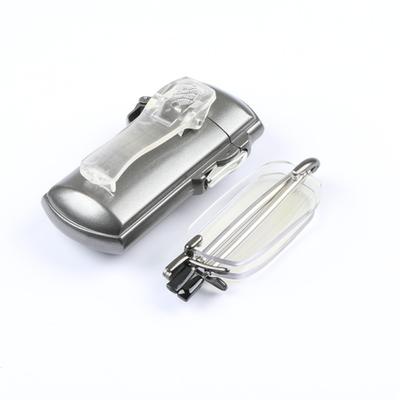 Портативные мини-складные безрамные очки для чтения для женщин и мужчин, очки с регулируемыми дужками и футляром, зажим для ремня, очки для дальнозоркости