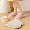 Style Cotton Slippers For Home Indoor Non Slip Soft Bottom Warm Footwear For Adults