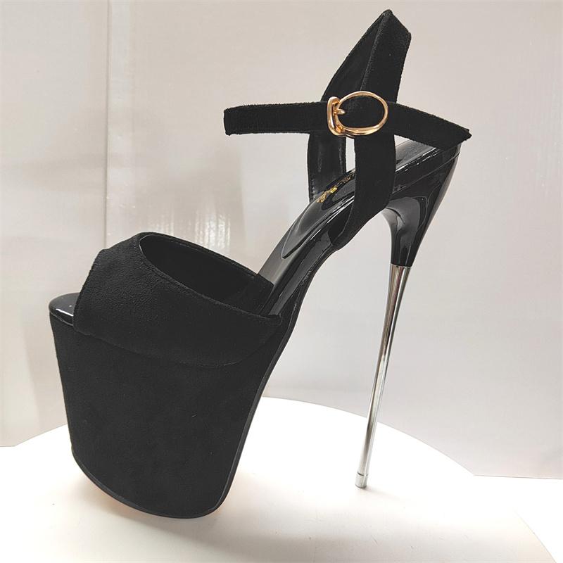 Сексуальные женские сандалии 19 см Каблуки-стилеты Фетиш Стриптизерши Летняя обувь Платформа Экстремально высокие каблуки Красные сандалии Женские