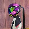 Helmet Dirty Braid Ponytail Braid Twist Braid Motorcycle Personality Helmet Wig with Suction Cup(not Include Helmets)
