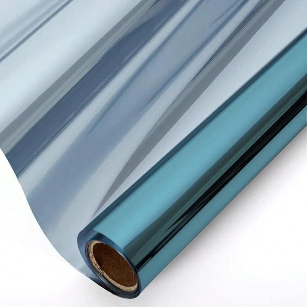 Самоклеящаяся теплорегулирующая оконная пленка, блокирующая УФ-излучение, с защитой от бликов, для стеклянной двери автомобиля, домашнего офиса, простая установка, многоразовое использование