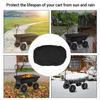 Windproof Folding Wagon Cover Waterproof Outdoor Wagon Cart Cover  Garden Utility Cart