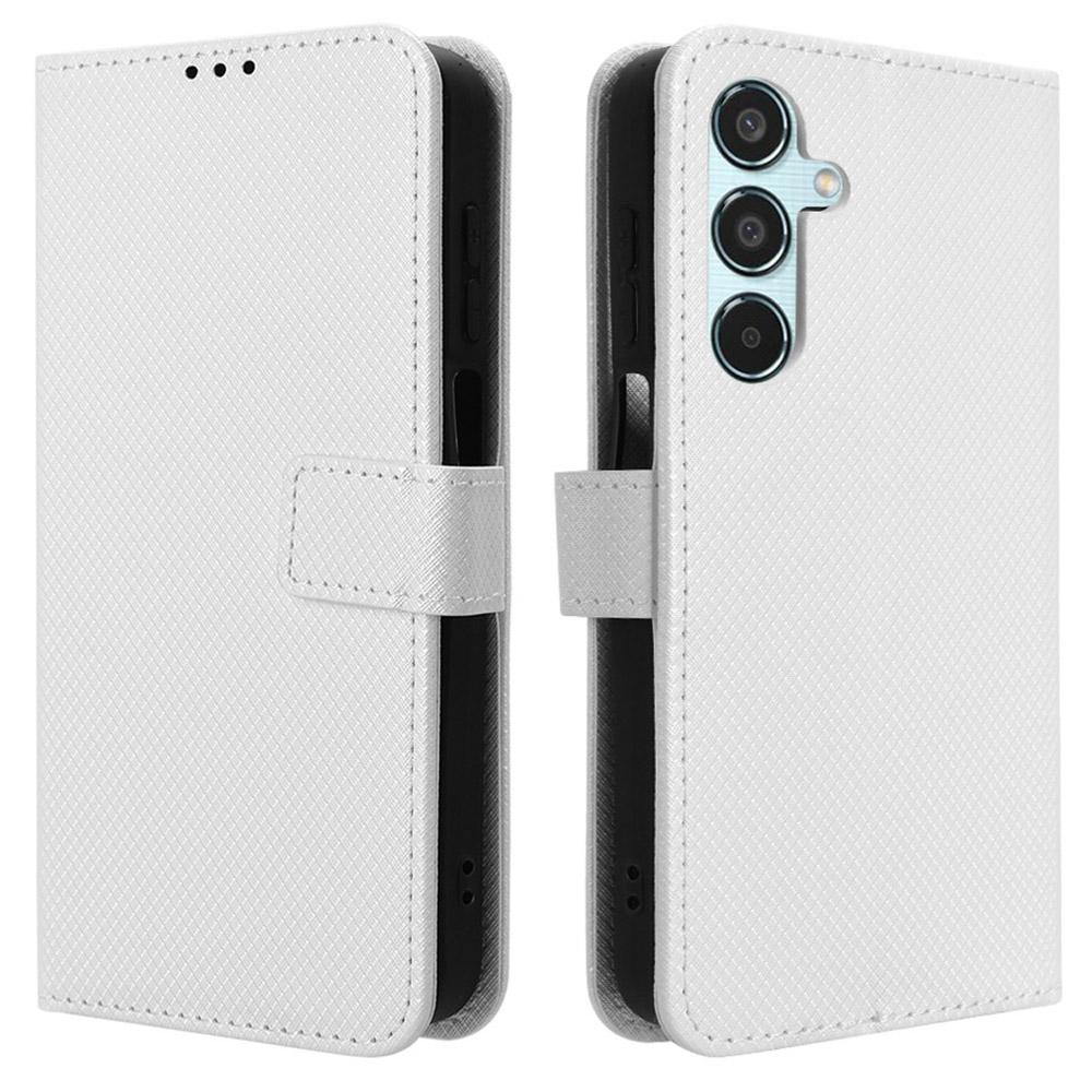 For Samsung Galaxy M35 5G Case Diamond Texture PU Leather Phone Cover