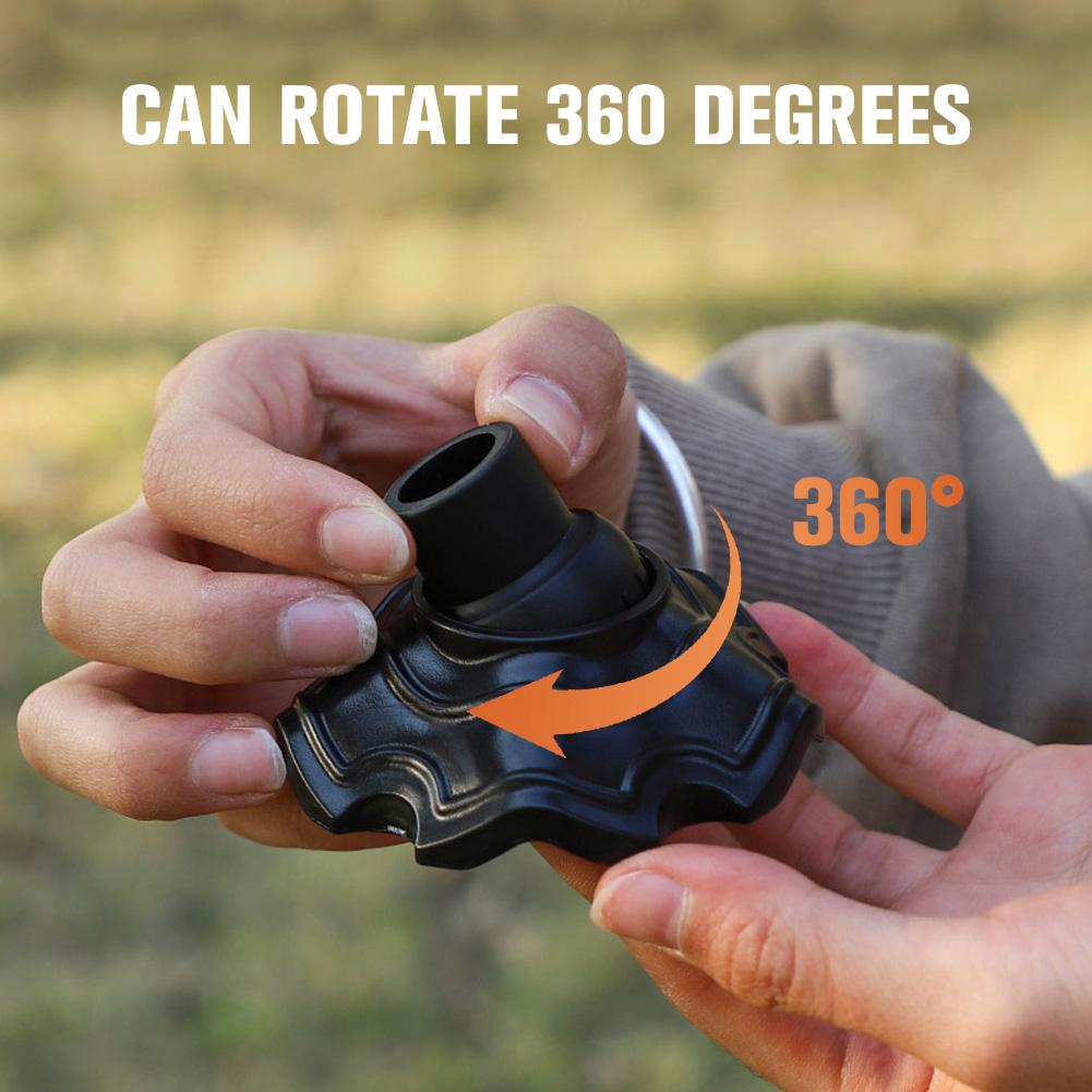 4PCS Outdoor Camping Moon Chair Foot Covers Anti-Slip and Anti-Sink Rotatable Foot Pads Camping Accessories