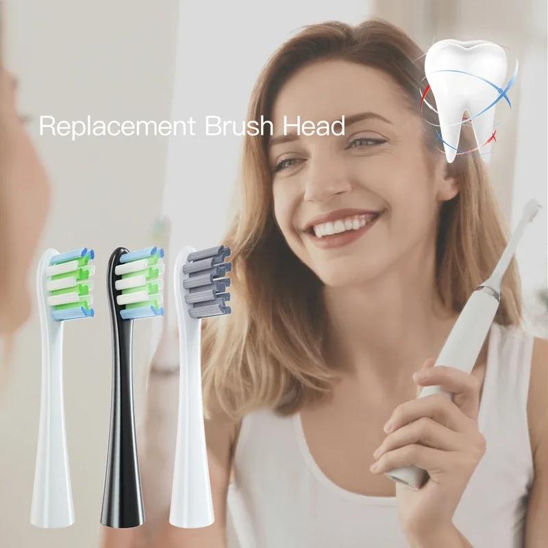 12pcs Replacement Brush Heads for Oclean X/ X PRO/ Z1/ F1/ One/ Air 2 /SE Sonic Electric Toothbrush DuPont Soft Bristle Nozzles