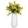 Artificial Small Daisy Flower Arrangement With Handcrafted Technique For Event And Home Use