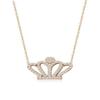 Women's 925 Sterling Silver King's Crown Necklace