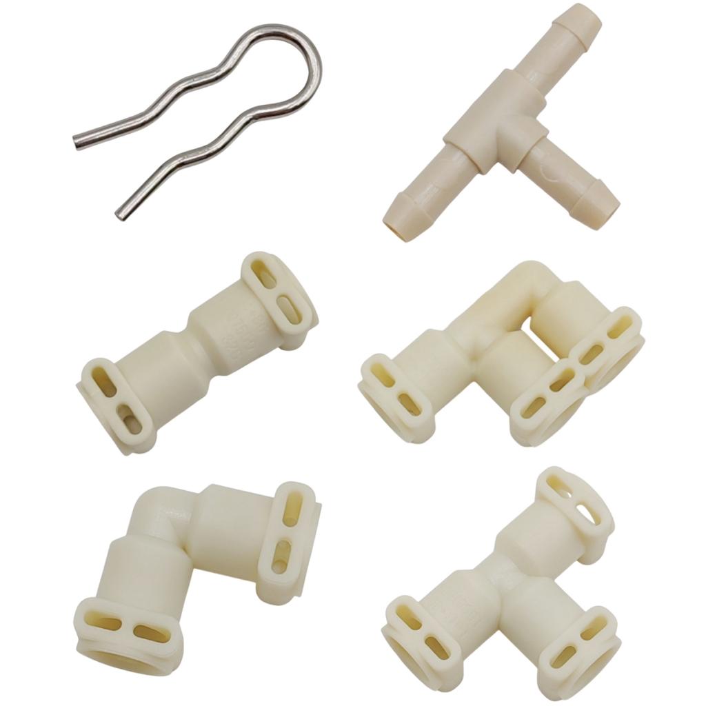 Соединитель для кофемашины Тройной интерфейс Двусторонний соединитель