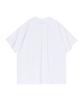 ROIDESROIS Ribbon Print Oversized Short Sleeve T-Shirt (White)