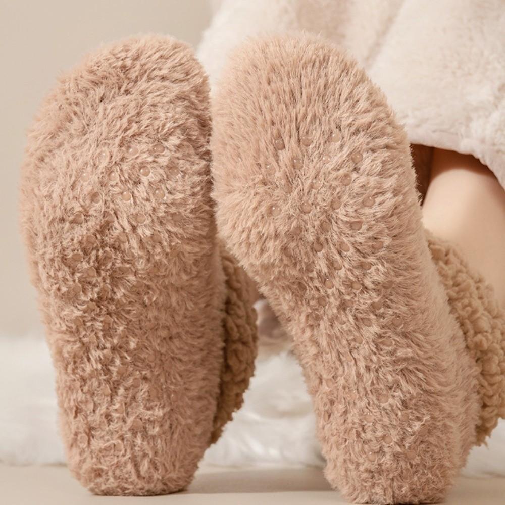 Berber Fleece Floor Socks Soft Winter Foot Covers Breathable Sleeping Socks Sleep Time