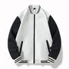 Baseball Jacket, Men's Spring and Autumn Casual Jacket, Color Blocked Jacket, Men's Zipper Cardigan Jacket