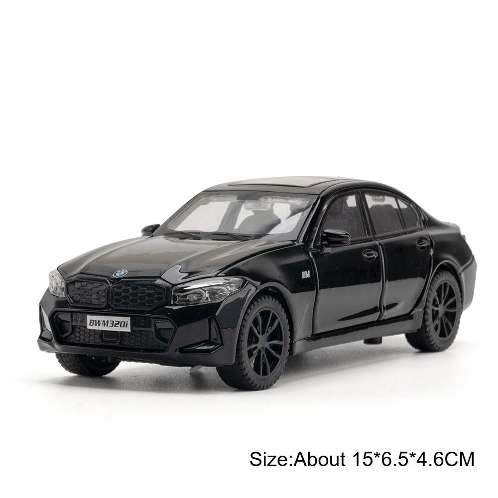 1:32 M4 Coupe 320i Модель Игрушечный Автомобиль Металлический Кузов Резиновые Шины Двери Открываются Оттяни Назад Симуляция Игрушки Модели Подарки для Детей
