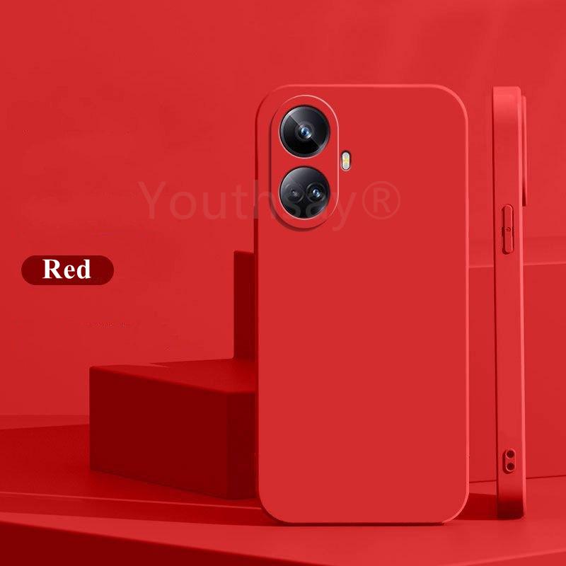 Для Realme C55 Чехол Realme C55 Shell Funda Soft TPU Оригинальный жидкий силиконовый чехол-накладка Realme C55