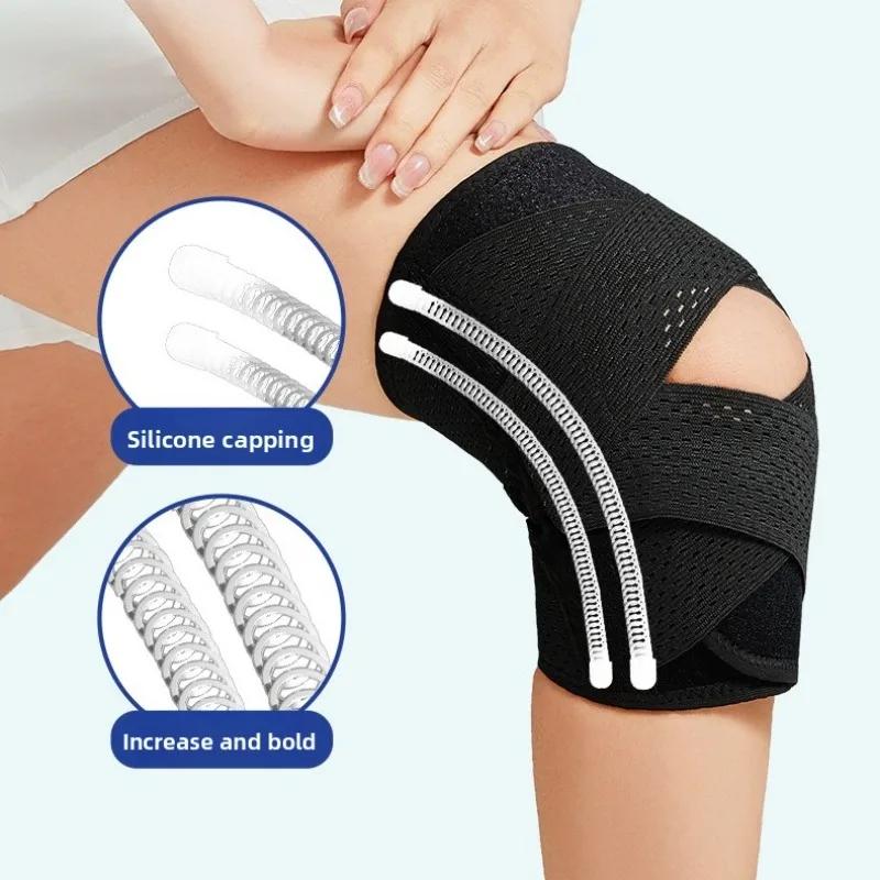 Lightweight Breathable Knee Pads Anti Slip Spring Support Running Climbing Sports Protective Gear
