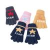 Knitted Cartoon Five Fingers Thickened Warm Primary School Boys and Girls Winter Outdoor Sports Cold Cycling Children Gloves Older Children