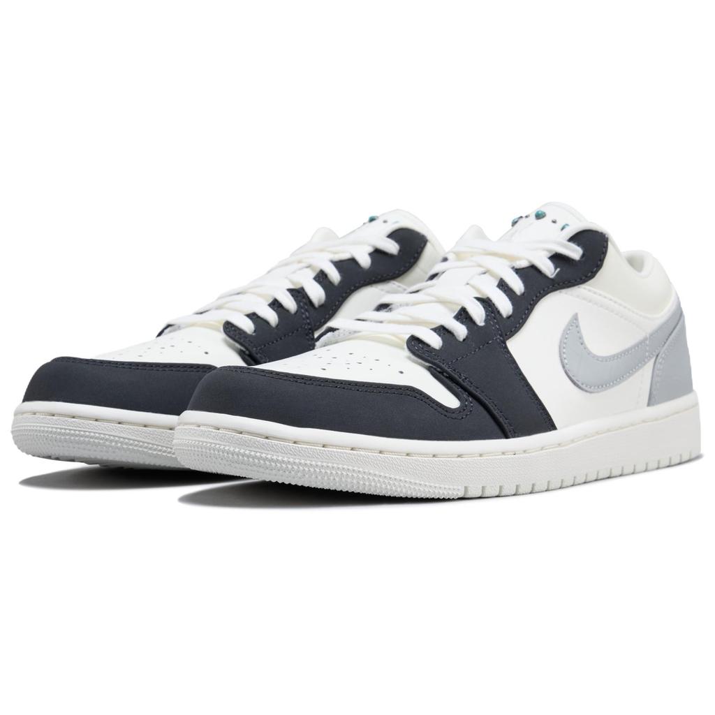 Air Jordan 1 Low Мужские Sail Light Smoke Grey Mint Foam Off Noir IO2242-101