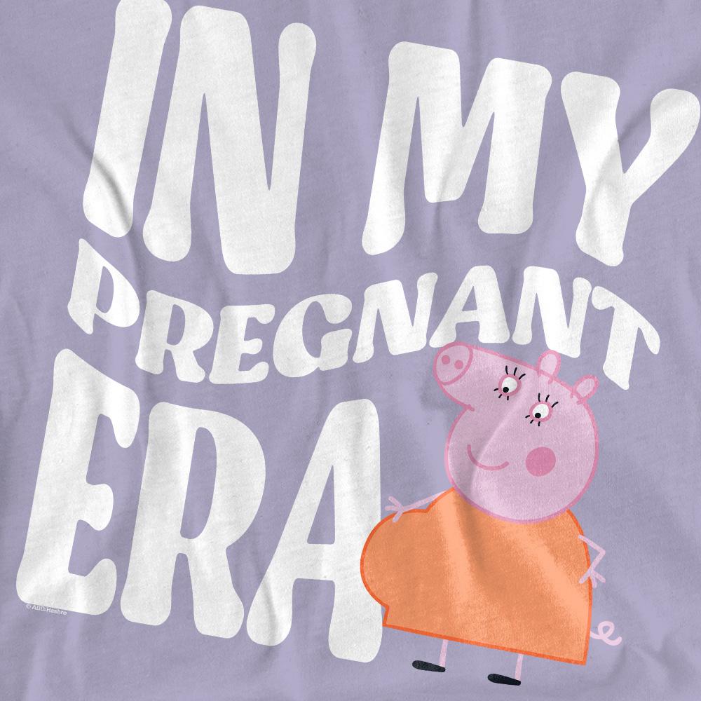 Peppa Pig Unisex Adult Pregnant Era Mummy Pig T-Shirt