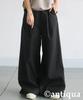 antiqua Tuck Wide One Size Black Women's Pants, AYA-00033, 05,