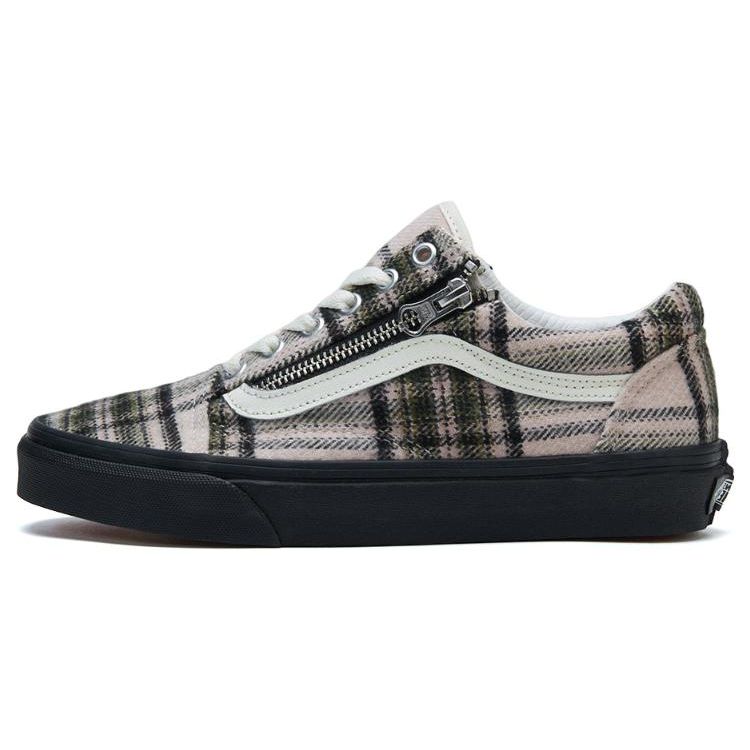 Vans Низкие кеды для скейтбординга Old Skool Zip Унисекс Бежевый Черный VN0A3493BMA
