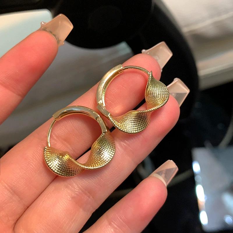 Классические простые геометрические круглые большие серьги-кольца для женщин, преувеличенные круглые серьги невесты, свадебные украшения, аксессуары