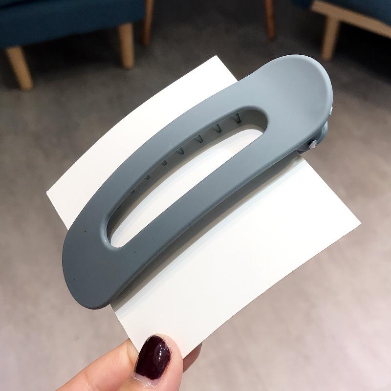 Матовая заколка для волос для женщин и девочек Аксессуары для волос Модный цвет Однотонная акриловая заколка Зубцы Нескользящая заколка-автомат BB