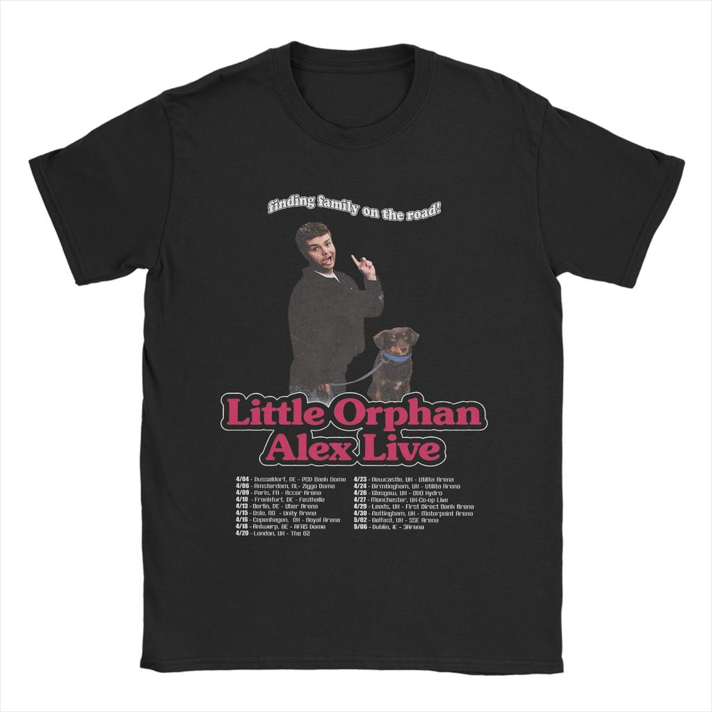 Mens TShirt Alex Warren Tour Vintage Cotton Tees Short Sleeve T Shirt Round Neck Clothes New Arrival