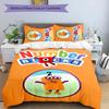 3pcs Numberblocks1 pattern bedding set duvet cover set includes duvet cover &pillowcases, perfect all season bedroom decoration & gift