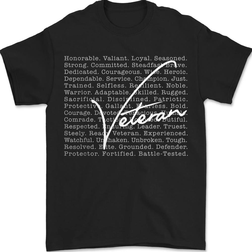Veteran Definition Veteran's Day Patriotic Military Proud Family Unisex T-Shirt