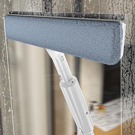 Скребок для чистки окон, двусторонний распылитель, расширительный скребок для мытья окон с длинной ручкой, ручной скребок для окон и зеркал