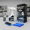 Car Headlight Restoration Kit with Towel and Sponge Headlight Cleaner and Restorer Kit for Oxidized and Yellowed Lenses