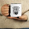 Inkdotpot Goodday Start With Coffee 11 Oz керамические кофейные кружки отлично подходят для коллег, боссов, подарков для кофе