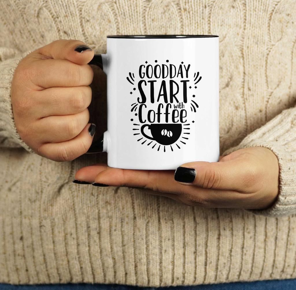 Inkdotpot Goodday Start With Coffee 11 Oz керамические кофейные кружки отлично подходят для коллег, боссов, подарков для кофе