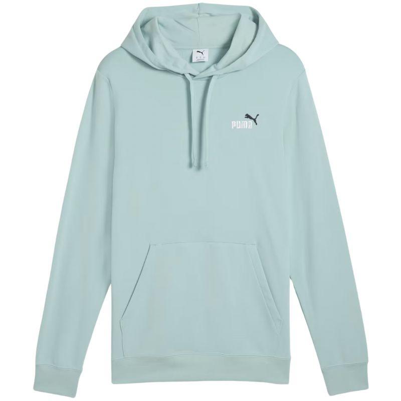 PUMA ESS 2 Color Small No.1 Logo Hoodie TR Men's regular fit Green moderne