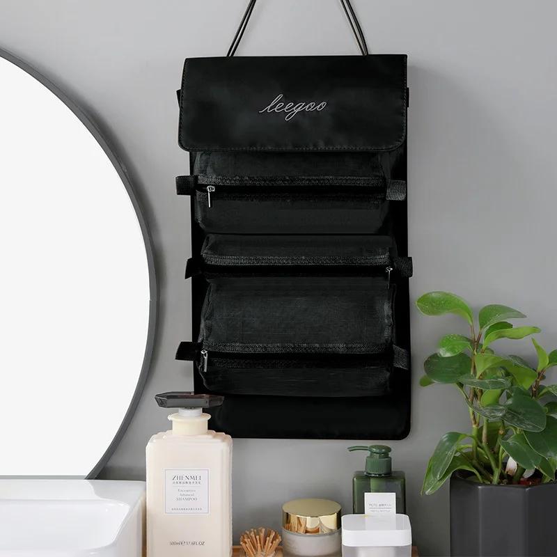 Косметички съемные 4 шт в 1 портативная косметичка дорожная складная разделяемая сумка для хранения туалетных принадлежностей органайзер косметичка новая